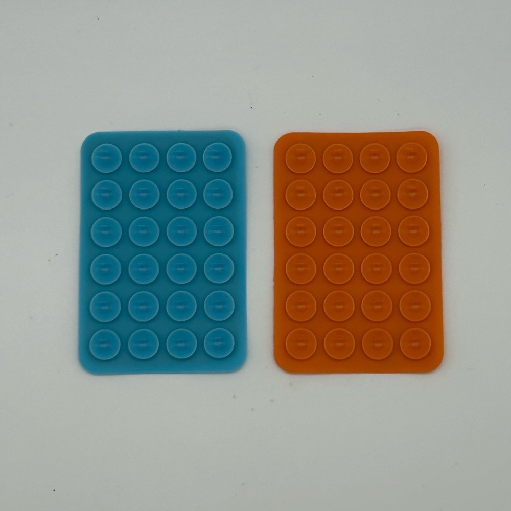 Orange and Blue Suction Grip Mount Set